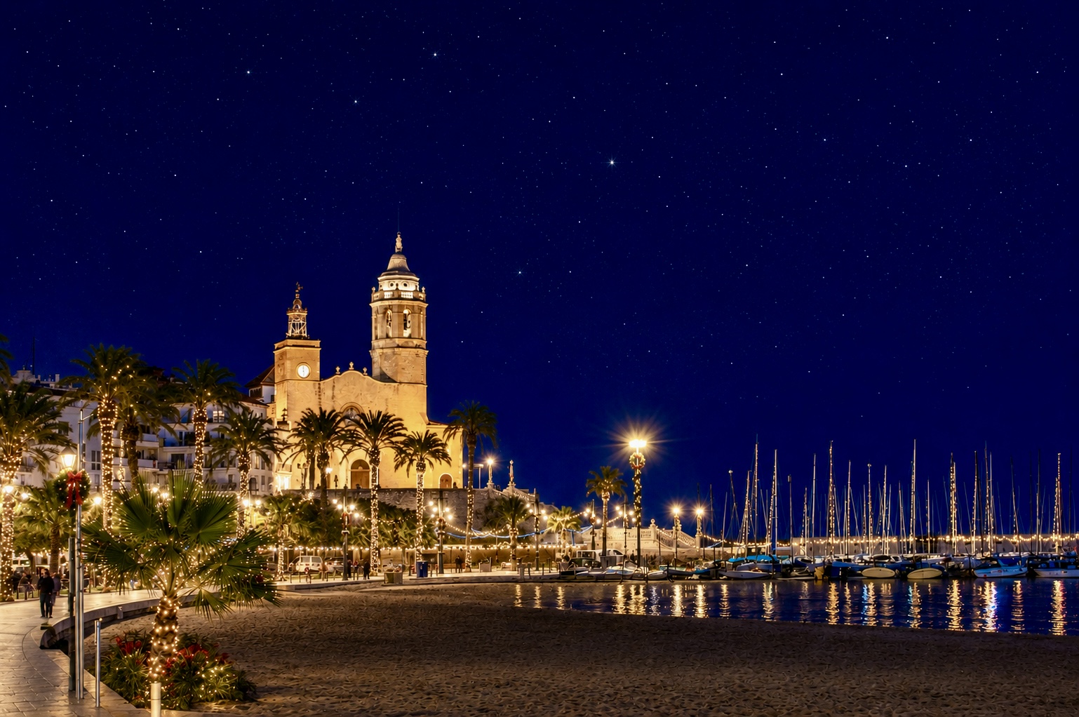 Navidad en Sitges - Playa de La Fragata