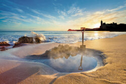 Cala Balmins - Les Moreres de Sitges Atardecer en Cala Balmins